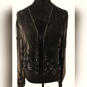 JMD New York Vintage Beaded Jacket